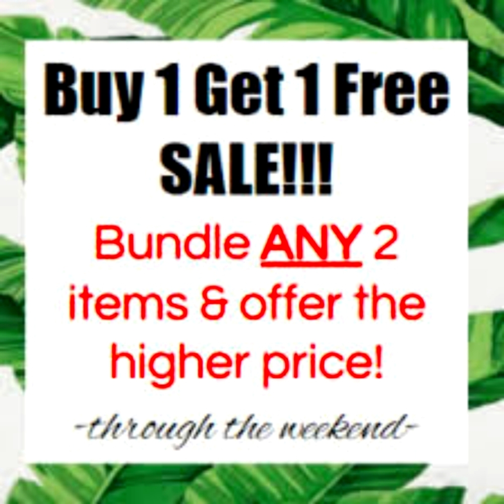 BOGO on ALL items in my closet! Sale extended!